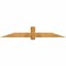 Ekena Millwork Eugene Rough Sawn Timber Gable Bracket, Western Red Cedar, 84"W x 14"H x 2"D x 6"F, 4/12 Pitch GBW084X14X0206EUG00RWR - alternate 1